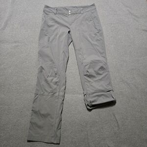 Columbia Omni-Shield Convertible Hiking Pants Women’s Size 12 Gray Roll Up Capri